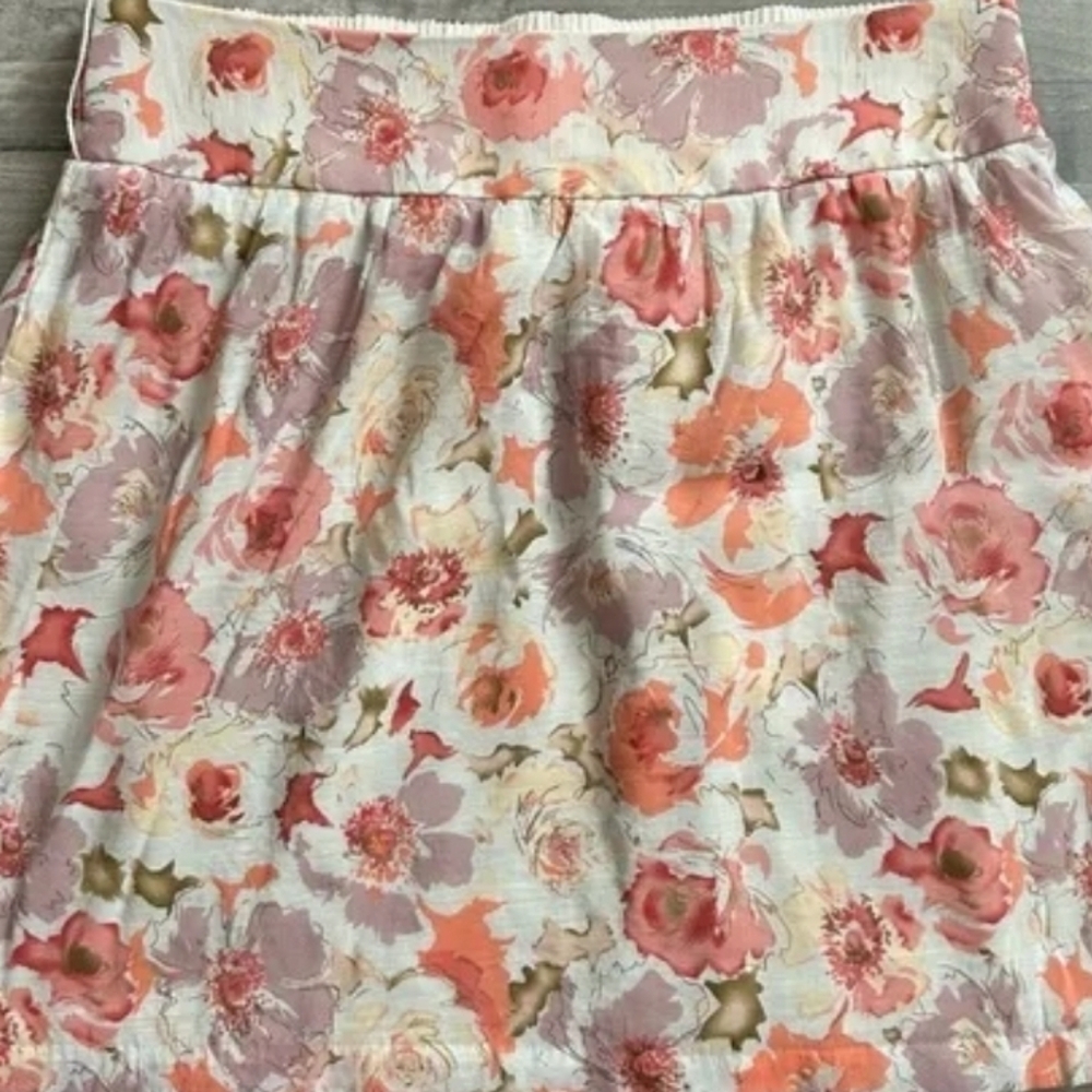 Maurices Floral Patterned Skirt